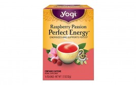 Yogi Raspberry Passion Perfect Energy Tea  Box  16 pcs